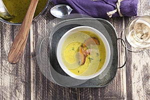 Curry sweet potato soup