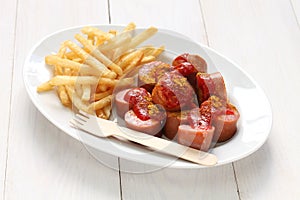 Currywurst, curry sausage