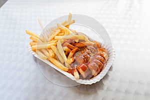 Currywurst Serving in Germany