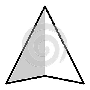 Cursor arrow. Computer mouse cursor arrow icon simple pointer symbol for user interface navigation click selection digital