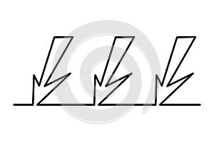 Cursor arrow one line art,hand drawn pointer,idea directions using an input device, internet work continuous drawing contour.