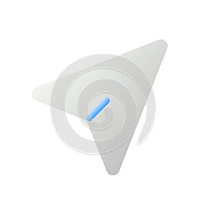 Cursor arrow pointer flat gradient two-color ui icon