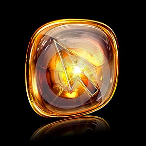 cursor icon amber.