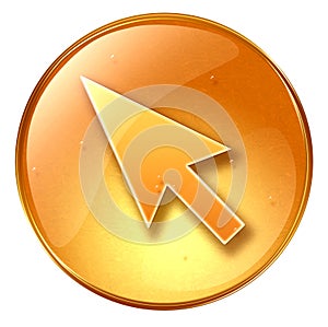 Cursor icon yellow