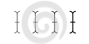 Cursor pointer icon for editing and UI navigation.