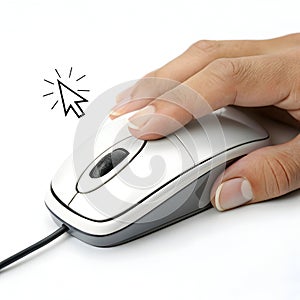 Cursor pointer mouse click
