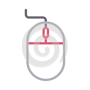 Cursor  reception vector  color line icon