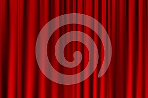 Curtain or drapes red background