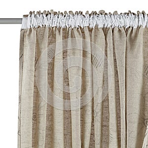 Curtain isolated on white