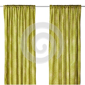 Curtain isolated on white