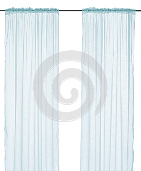 Curtain isolated on white background