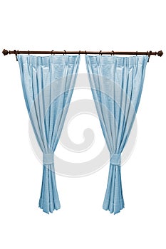 Curtain isolated on white background