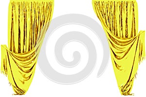 Curtain isolated on white