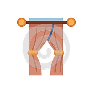 Curtain Tieback Icon for Home Decor