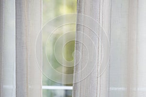 Curtain window background