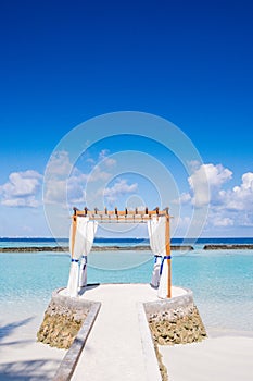 Curtained pavilion, Kurumba, Maldives