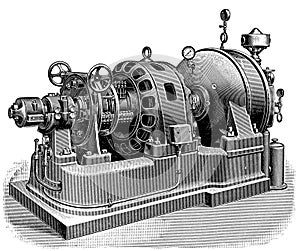 Curtis 150 kW turbo dynamo.