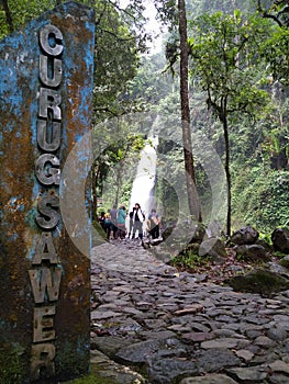 Curug sawer waterfall