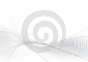 Curve and blend gray and white abstract background 004 photo