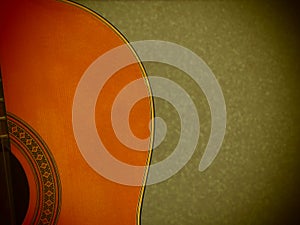 Curve of Classic Guitar Retro smooth Feel Color
