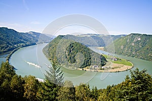 Curve of Danube River