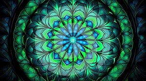 curve geometry round background