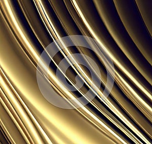 curve golde texture dynamic movement for premium product and luxuary.AI generated