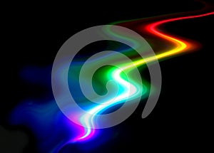 Curve Laser Rays