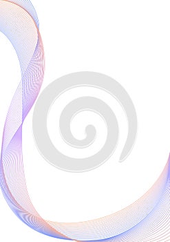 Curve layer abstract background