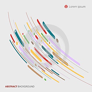 Curve patterns of abstract for background presentation.