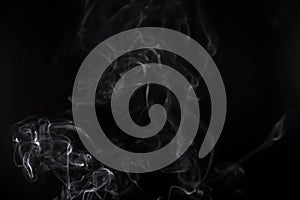 Curve smoky cloud of aromastick