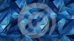 Curved Blue Abstract Design with Smooth Symmetry and Graphic Layout generated by AI tool