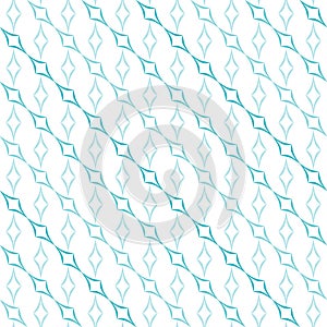 Curved Diamonds Pattern