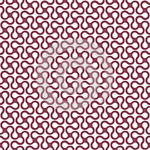 Curved geometric simple seamless pattern