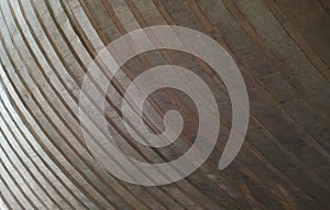 Curved and gray concrete layers - abstract background