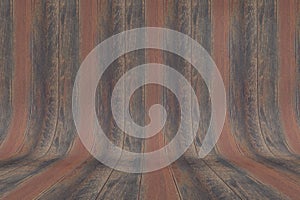 Curved Grunge Wood Parquet background