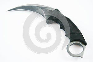 Curved knife blade