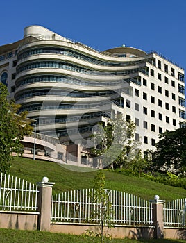 Curved Modern Office Building