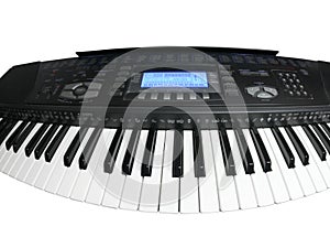 Curved musical keyboard
