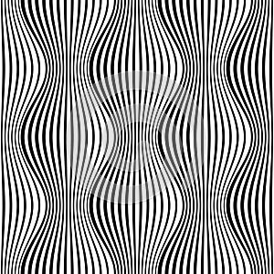 Curved optical illusion background