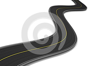 Curved road