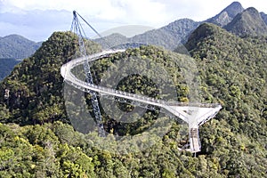 Curved Suspension Bridge