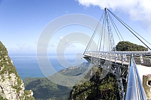 Curved Suspension Bridge