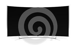 Curved widescreen television