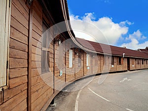 For the curved wooden shophouses