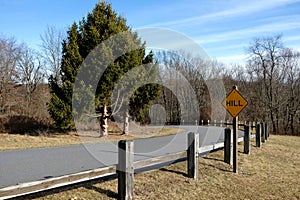 Curving Country Road