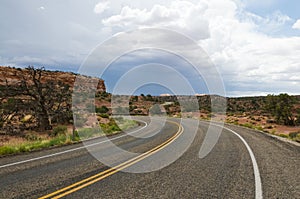 Curving road