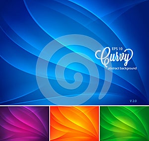 Curvy abstract background vol 2