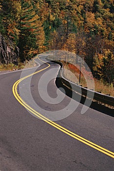 Curvy country road