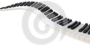 Curvy Piano Keys